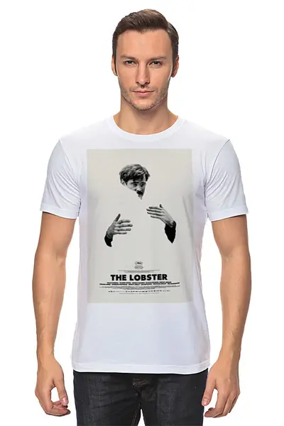 Заказать мужскую футболку в Москве. Футболка классическая Лобстер / The Lobster от kino.printio.ru - готовые дизайны и нанесение принтов.