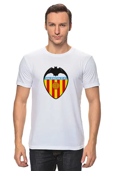 Заказать мужскую футболку в Москве. Футболка классическая Valencia от THE_NISE  - готовые дизайны и нанесение принтов.