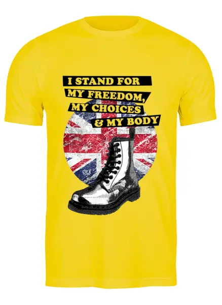 Заказать мужскую футболку в Москве. Футболка классическая Dr. Martens от OEX design - готовые дизайны и нанесение принтов.