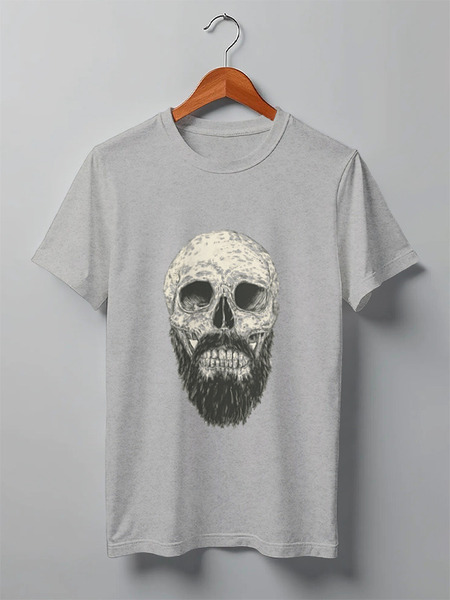 Заказать мужскую футболку в Москве. Футболка классическая Beard от YellowCloverShop - готовые дизайны и нанесение принтов.