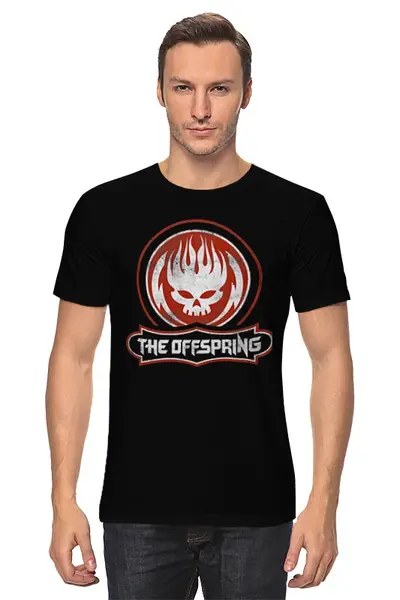 Заказать мужскую футболку в Москве. Футболка классическая The Offspring от geekbox - готовые дизайны и нанесение принтов.