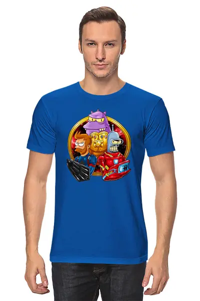 Заказать мужскую футболку в Москве. Футболка классическая Чудо герои от T-shirt print  - готовые дизайны и нанесение принтов.