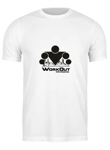 Заказать мужскую футболку в Москве. Футболка классическая Street Workout от alex122345 - готовые дизайны и нанесение принтов.