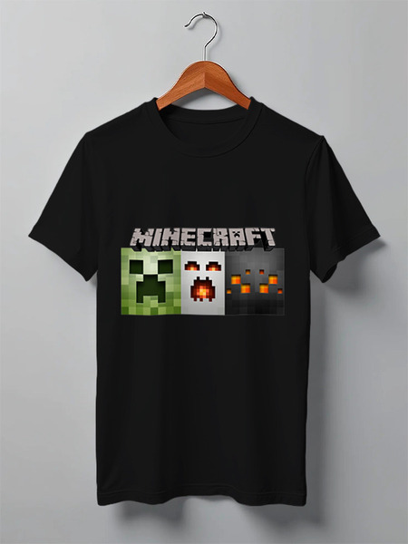 Заказать мужскую футболку в Москве. Футболка классическая Maincrafter от Константин Тотьмянин - готовые дизайны и нанесение принтов.