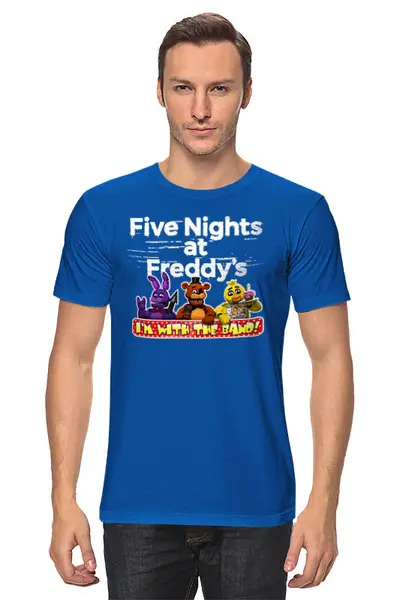 Заказать мужскую футболку в Москве. Футболка классическая ✪Five Nights at Freddy's✪ от balden - готовые дизайны и нанесение принтов.
