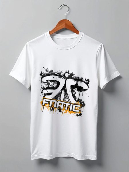 Заказать мужскую футболку в Москве. Футболка классическая Fnatic от YellowCloverShop - готовые дизайны и нанесение принтов.