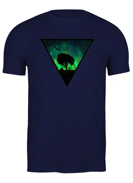 Заказать мужскую футболку в Москве. Футболка классическая Gravel Shine от oneredfoxstore@gmail.com - готовые дизайны и нанесение принтов.