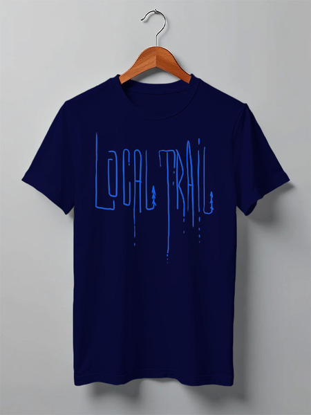 Заказать мужскую футболку в Москве. Футболка классическая Local Trail от oneredfoxstore@gmail.com - готовые дизайны и нанесение принтов.
