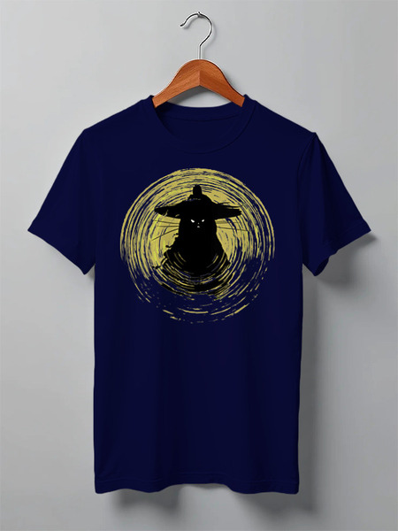 Заказать мужскую футболку в Москве. Футболка классическая Samurai Cat от oneredfoxstore@gmail.com - готовые дизайны и нанесение принтов.