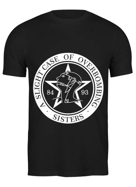 Заказать мужскую футболку в Москве. Футболка классическая The Sisters of Mercy от OEX design - готовые дизайны и нанесение принтов.