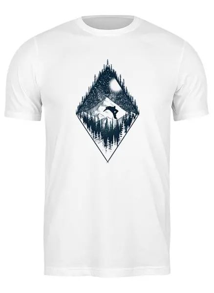 Заказать мужскую футболку в Москве. Футболка классическая Ink Ride от oneredfoxstore@gmail.com - готовые дизайны и нанесение принтов.
