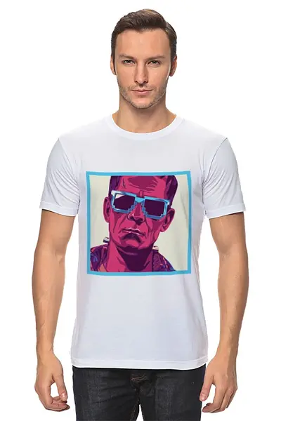 Заказать мужскую футболку в Москве. Футболка классическая Монстр Франкенштейна от priceless - готовые дизайны и нанесение принтов.