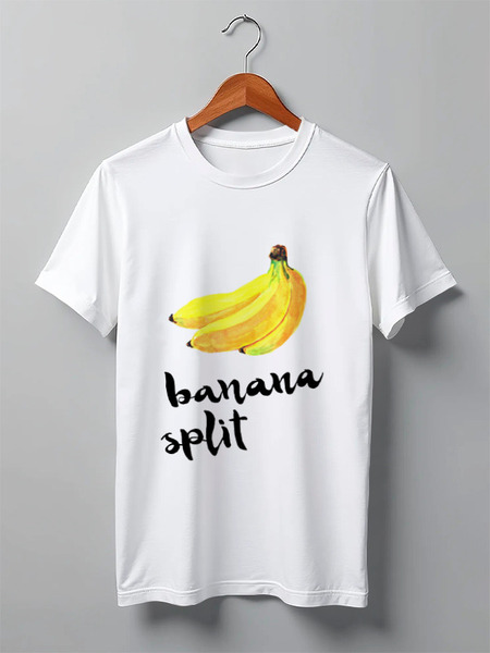 Заказать мужскую футболку в Москве. Футболка классическая Banana split от Liby - готовые дизайны и нанесение принтов.
