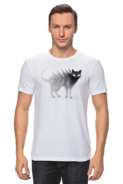 Заказать мужскую футболку в Москве. Футболка классическая Witch's Little Helper от oneredfoxstore@gmail.com - готовые дизайны и нанесение принтов.
