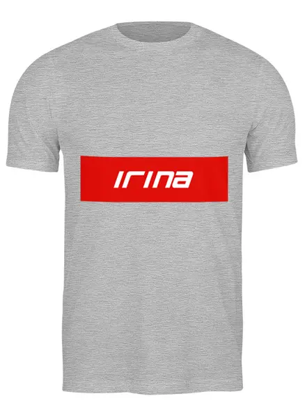 Заказать мужскую футболку в Москве. Футболка классическая Irina от THE_NISE  - готовые дизайны и нанесение принтов.