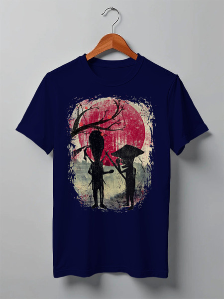 Заказать мужскую футболку в Москве. Футболка классическая Japan от oneredfoxstore@gmail.com - готовые дизайны и нанесение принтов.