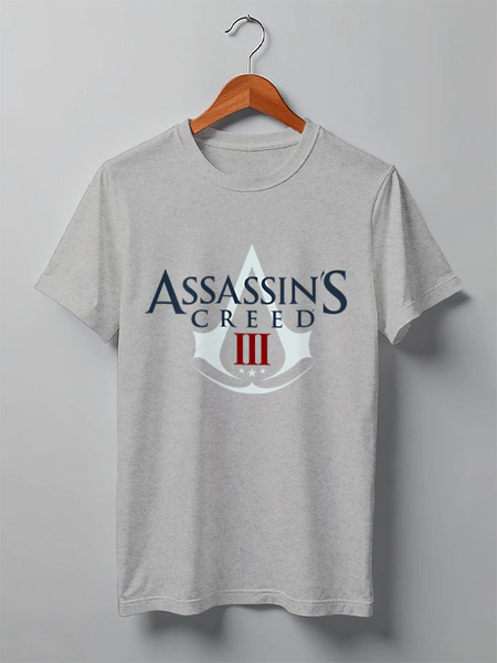 Заказать мужскую футболку в Москве. Футболка классическая ASSASSINS CREED от robus - готовые дизайны и нанесение принтов.