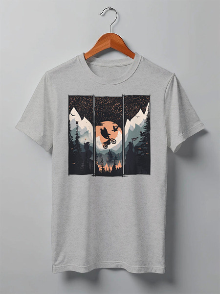 Заказать мужскую футболку в Москве. Футболка классическая Wild Crash от oneredfoxstore@gmail.com - готовые дизайны и нанесение принтов.
