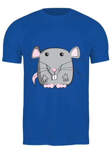 Заказать мужскую футболку в Москве. Футболка классическая Крыса от icase - готовые дизайны и нанесение принтов.
