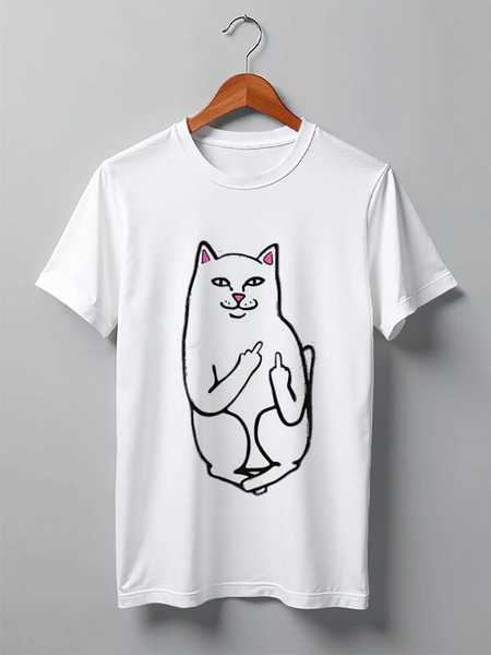 Заказать мужскую футболку в Москве. Футболка классическая Rip N Dip Cat от FOR YOU - готовые дизайны и нанесение принтов.