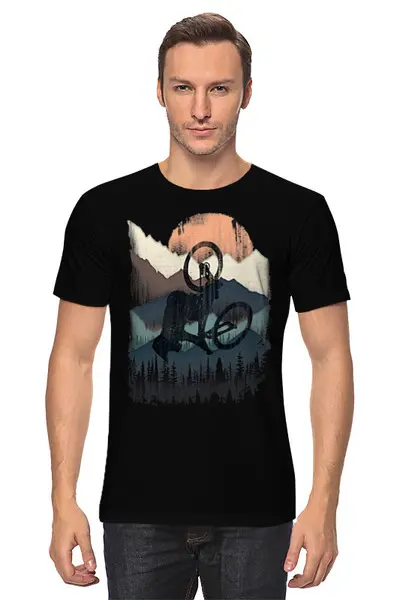 Заказать мужскую футболку в Москве. Футболка классическая Invert от oneredfoxstore@gmail.com - готовые дизайны и нанесение принтов.