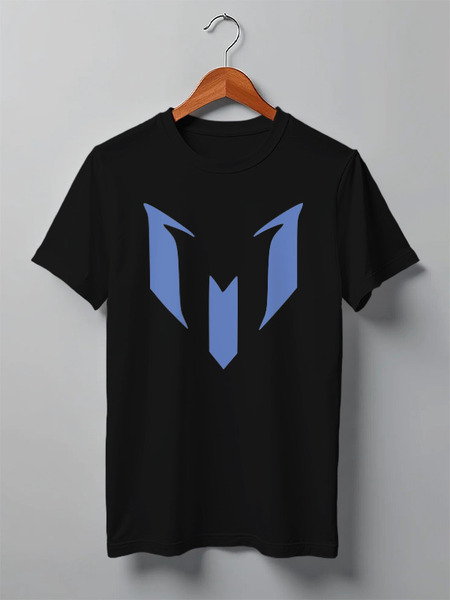 Заказать мужскую футболку в Москве. Футболка классическая Messi Logo от skynatural - готовые дизайны и нанесение принтов.