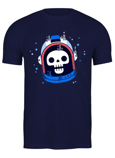 Заказать мужскую футболку в Москве. Футболка классическая Skulls от oneredfoxstore@gmail.com - готовые дизайны и нанесение принтов.