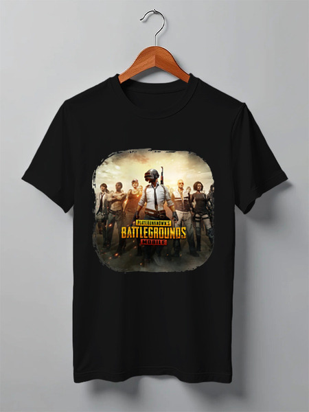 Заказать мужскую футболку в Москве. Футболка классическая PUBG - BATTLEGROUNDS от Дьулус Данилов - готовые дизайны и нанесение принтов.