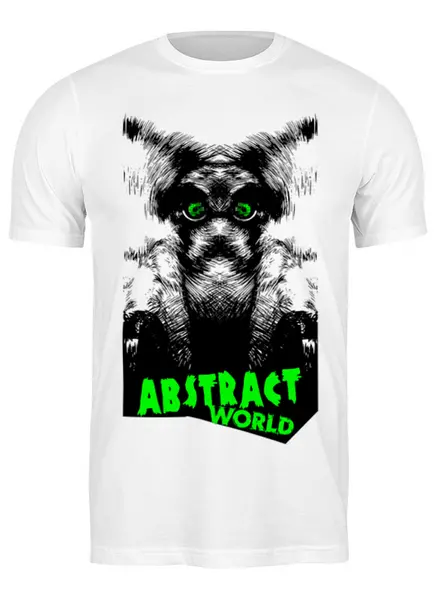 Заказать мужскую футболку в Москве. Футболка классическая ABSTRACT WORLD! от Алексс Неро - готовые дизайны и нанесение принтов.
