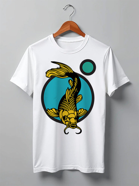 Заказать мужскую футболку в Москве. Футболка классическая Japan от oneredfoxstore@gmail.com - готовые дизайны и нанесение принтов.