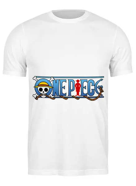 Заказать мужскую футболку в Москве. Футболка классическая One Piece от Y L - готовые дизайны и нанесение принтов.