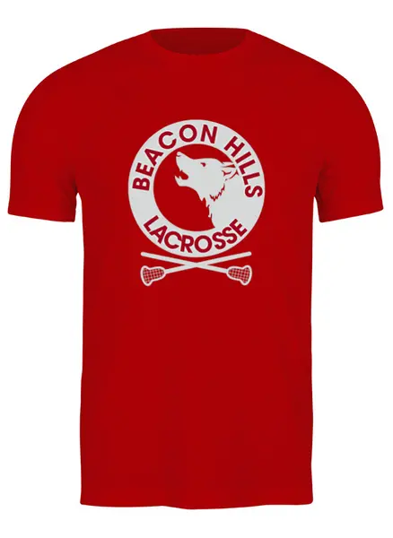 Заказать мужскую футболку в Москве. Футболка классическая Teen Wolf - beacon hills от cherdantcev - готовые дизайны и нанесение принтов.