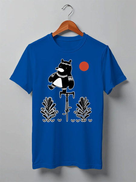 Заказать мужскую футболку в Москве. Футболка классическая Boho Animals от oneredfoxstore@gmail.com - готовые дизайны и нанесение принтов.