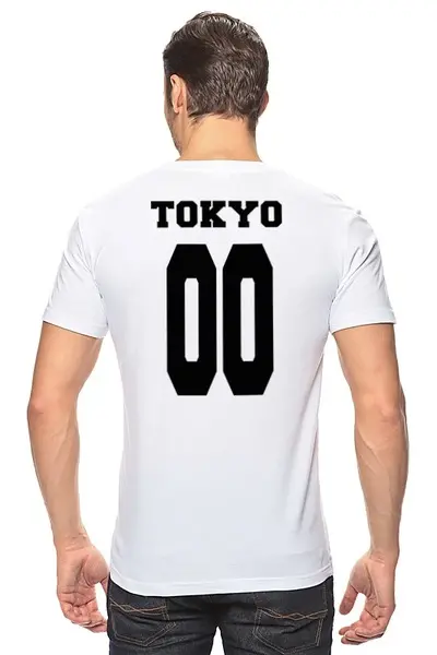 Заказать мужскую футболку в Москве. Футболка классическая Tokyo 00 от nikskiru - готовые дизайны и нанесение принтов.