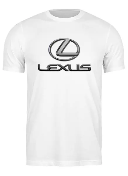 Заказать мужскую футболку в Москве. Футболка классическая LEXUS  от DESIGNER   - готовые дизайны и нанесение принтов.