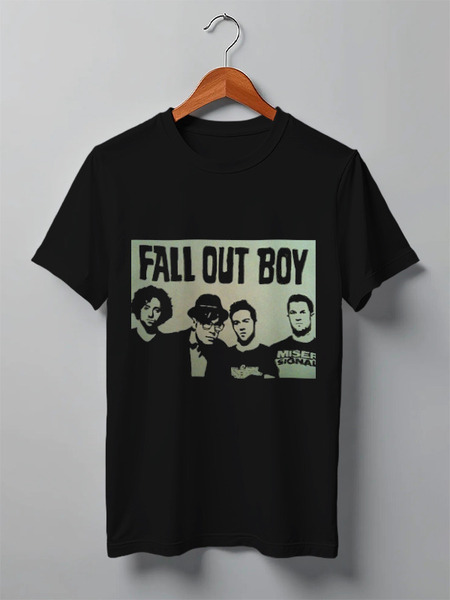 Заказать мужскую футболку в Москве. Футболка классическая Fall Out Boy от Денис - готовые дизайны и нанесение принтов.