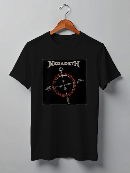 Заказать мужскую футболку в Москве. Футболка классическая Megadeth от Fedor - готовые дизайны и нанесение принтов.