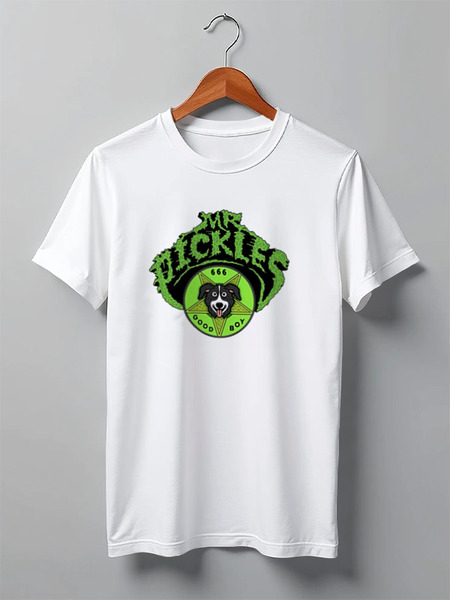 Заказать мужскую футболку в Москве. Футболка классическая Mr Pickles от Максим Фролов - готовые дизайны и нанесение принтов.