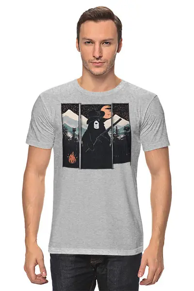 Заказать мужскую футболку в Москве. Футболка классическая Wild Farmer от oneredfoxstore@gmail.com - готовые дизайны и нанесение принтов.