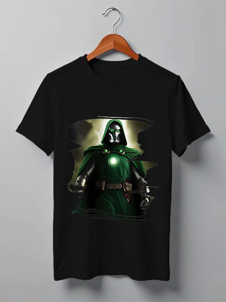 Заказать мужскую футболку в Москве. Футболка классическая   Doctor Victor von Doom от Andrey  Golovin - готовые дизайны и нанесение принтов.