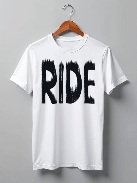 Заказать мужскую футболку в Москве. Футболка классическая Mountain Bike от oneredfoxstore@gmail.com - готовые дизайны и нанесение принтов.