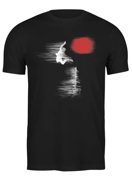 Заказать мужскую футболку в Москве. Футболка классическая Over The Tree от oneredfoxstore@gmail.com - готовые дизайны и нанесение принтов.