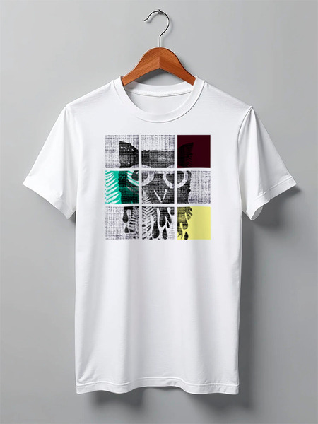 Заказать мужскую футболку в Москве. Футболка классическая Owl Here от oneredfoxstore@gmail.com - готовые дизайны и нанесение принтов.