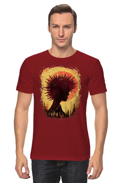 Заказать мужскую футболку в Москве. Футболка классическая Forest Punk от oneredfoxstore@gmail.com - готовые дизайны и нанесение принтов.
