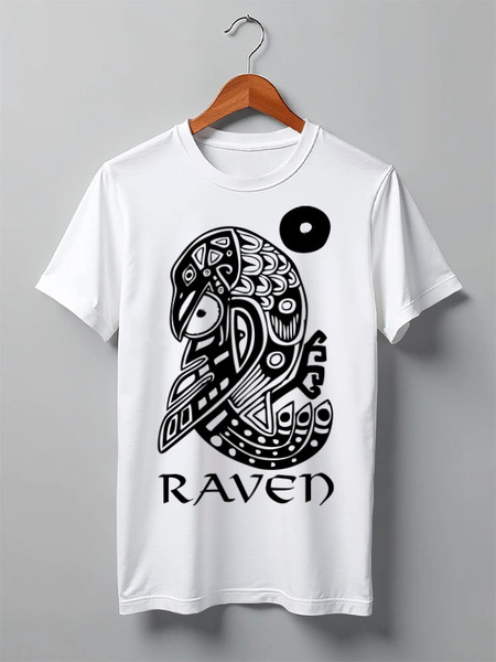 Заказать мужскую футболку в Москве. Футболка классическая Raven Brand от Raven - готовые дизайны и нанесение принтов.