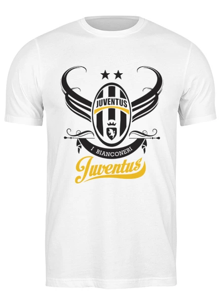 Заказать мужскую футболку в Москве. Футболка классическая Juventus от skynatural - готовые дизайны и нанесение принтов.