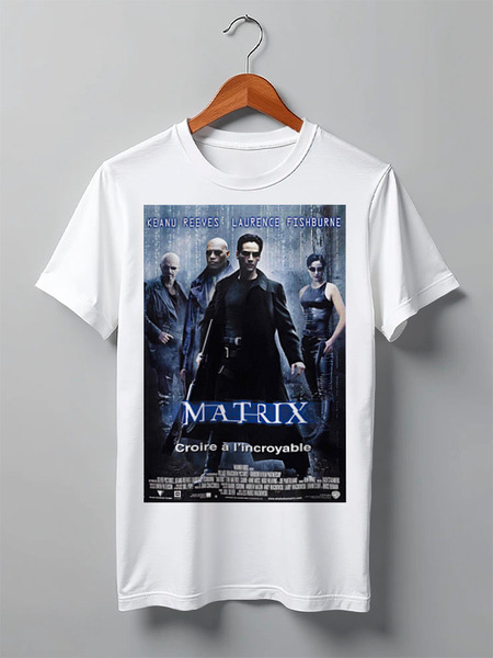 Заказать мужскую футболку в Москве. Футболка классическая Матрица / The Matrix от kino.printio.ru - готовые дизайны и нанесение принтов.