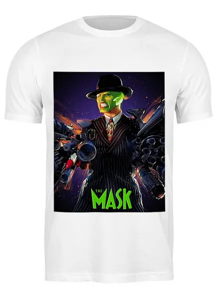Заказать мужскую футболку в Москве. Футболка классическая Маска / The Mask от kino.printio.ru - готовые дизайны и нанесение принтов.