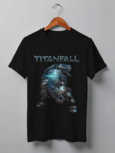 Заказать мужскую футболку в Москве. Футболка классическая TITANFALL от robus - готовые дизайны и нанесение принтов.