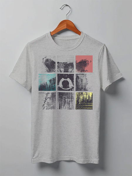 Заказать мужскую футболку в Москве. Футболка классическая Raccoon от oneredfoxstore@gmail.com - готовые дизайны и нанесение принтов.